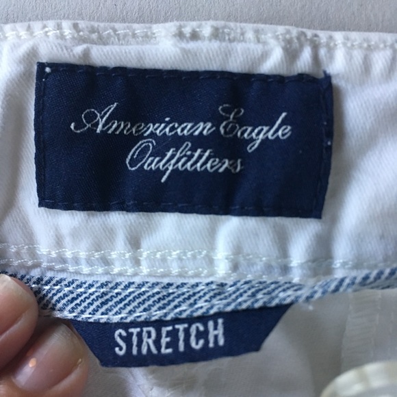 American Eagle white embroidered chino pants - Picture 7 of 8